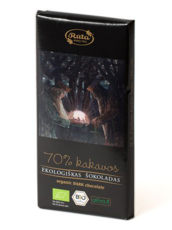 [:lt]Ekologiškas juodasis šokoladas, 100 g[:ru]Экологический черный шоколад, 100 г[:]